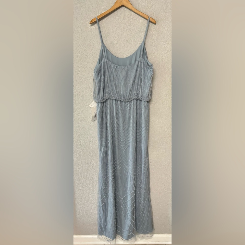 Revelry French Blue Gigi Beaded Dress Size XXL - Picture 6 of 11